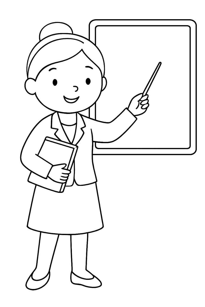 Lehrer Ausmalbilder 551