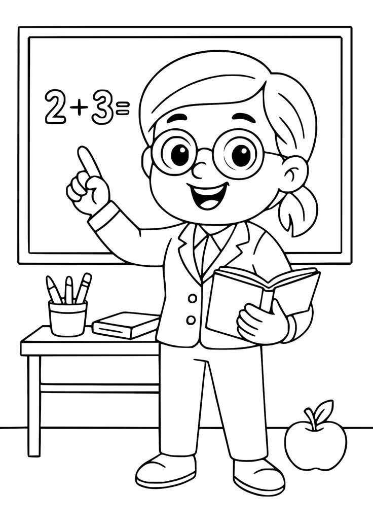 Lehrer Ausmalbilder 767
