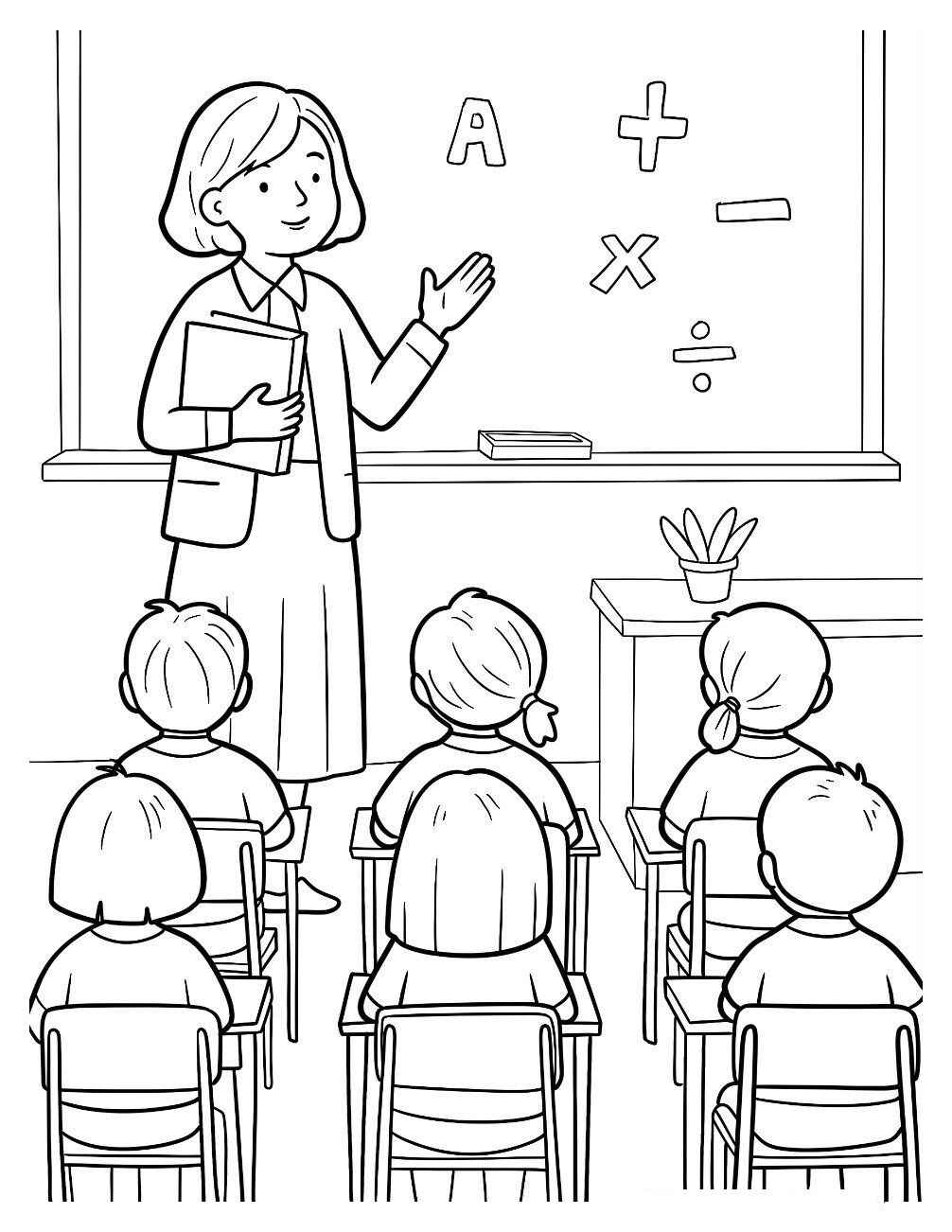 Lehrer Ausmalbilder 773