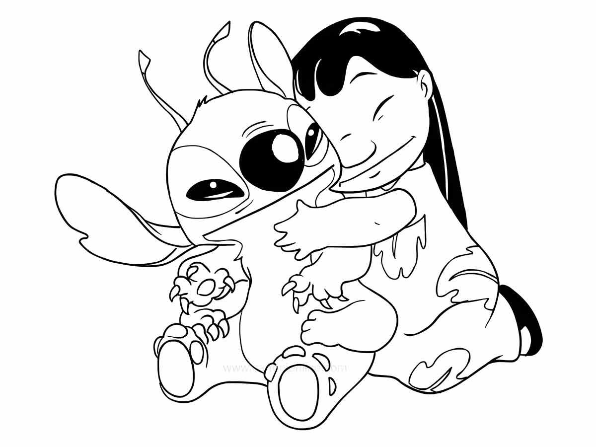 Lilo und Stitch Ausmalbilder 119