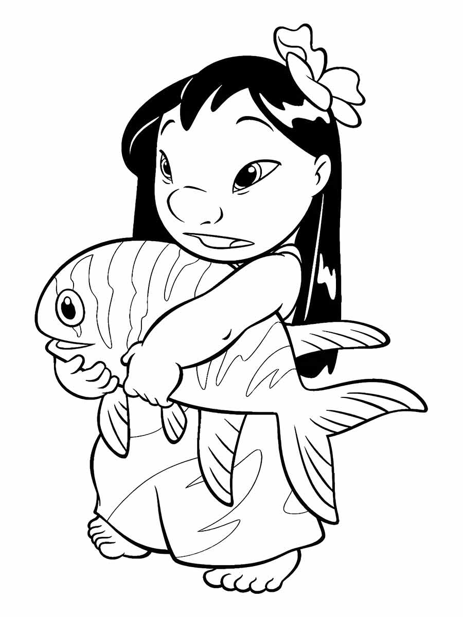 Lilo und Stitch Ausmalbilder 336