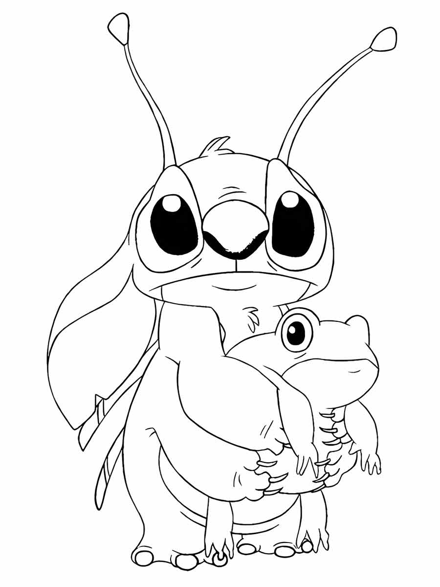 Lilo und Stitch Ausmalbilder 391