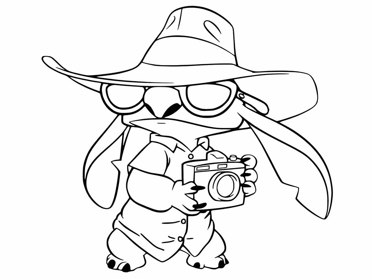 Lilo und Stitch Ausmalbilder 764