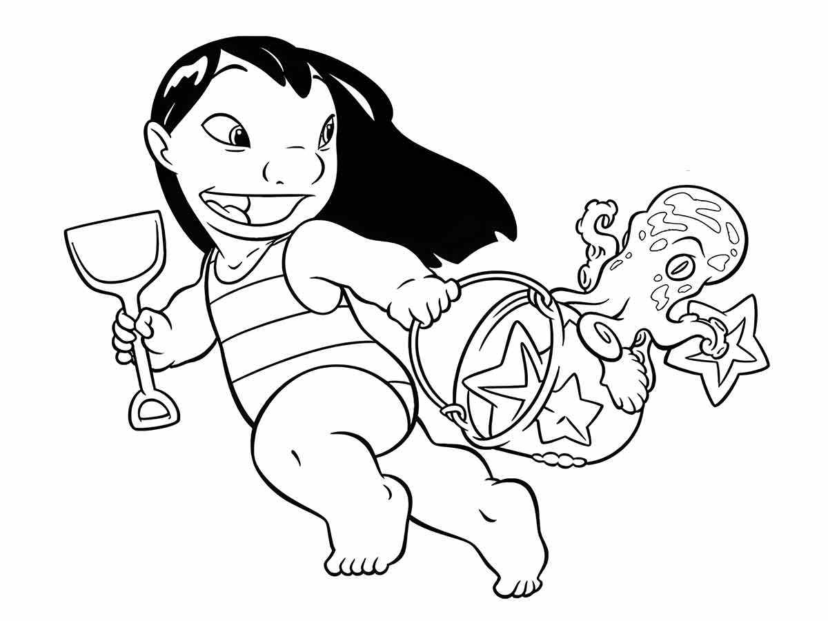 Lilo und Stitch Ausmalbilder 826