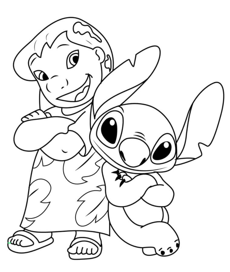 Lilo und Stitch Ausmalbilder 904