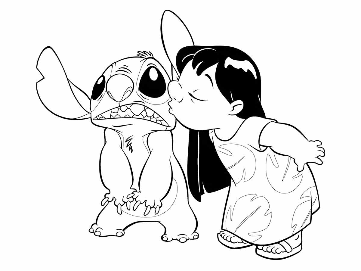 Lilo und Stitch Ausmalbilder 993