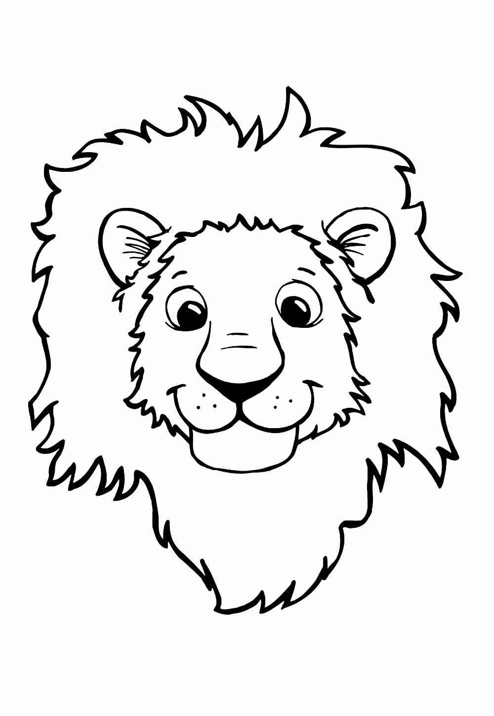 Löwe Ausmalbilder 096