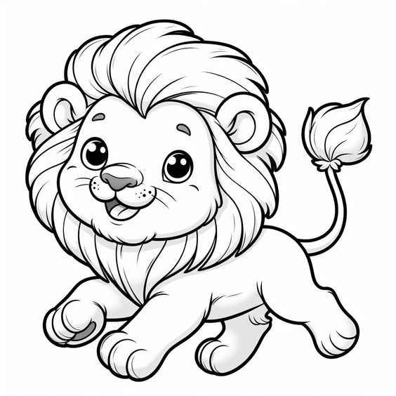 Löwe Ausmalbilder 130