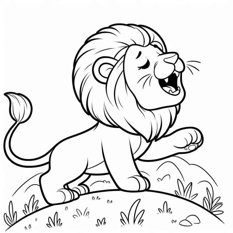 Löwe Ausmalbilder 155