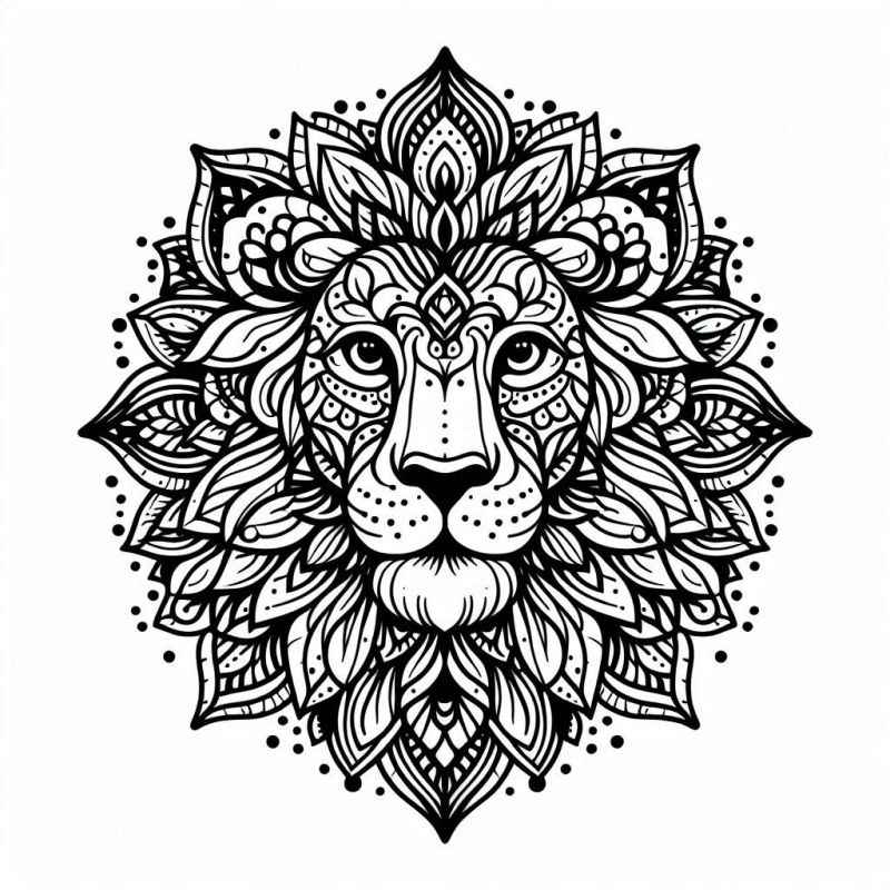 Löwe Ausmalbilder 267