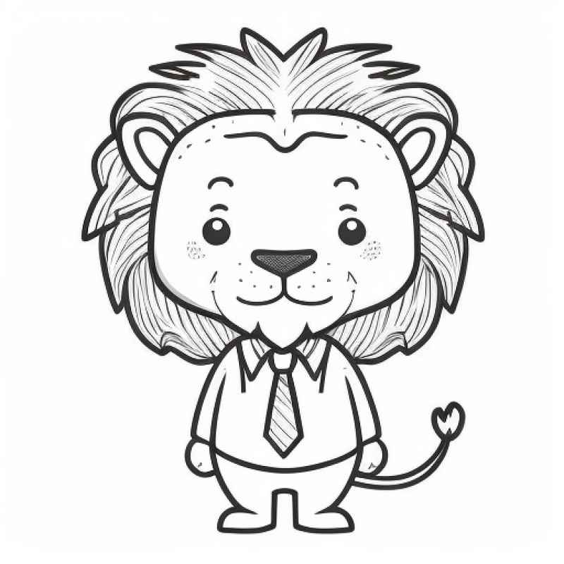 Löwe Ausmalbilder 272