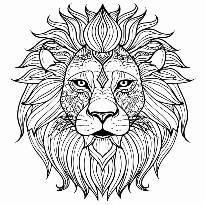 Löwe Ausmalbilder 306