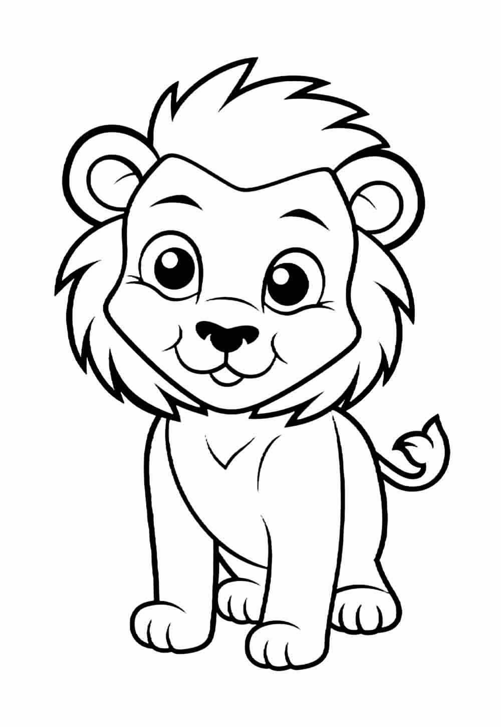 Löwe Ausmalbilder 424