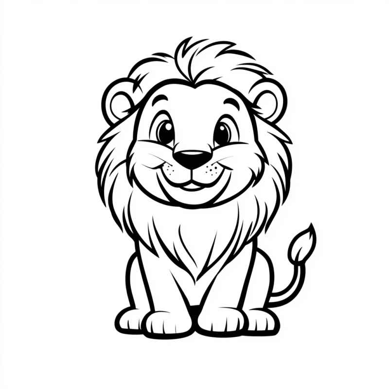 Löwe Ausmalbilder 447