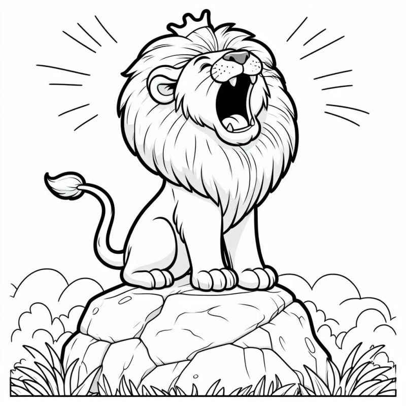 Löwe Ausmalbilder 504