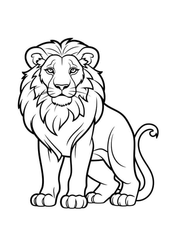 Löwe Ausmalbilder 669
