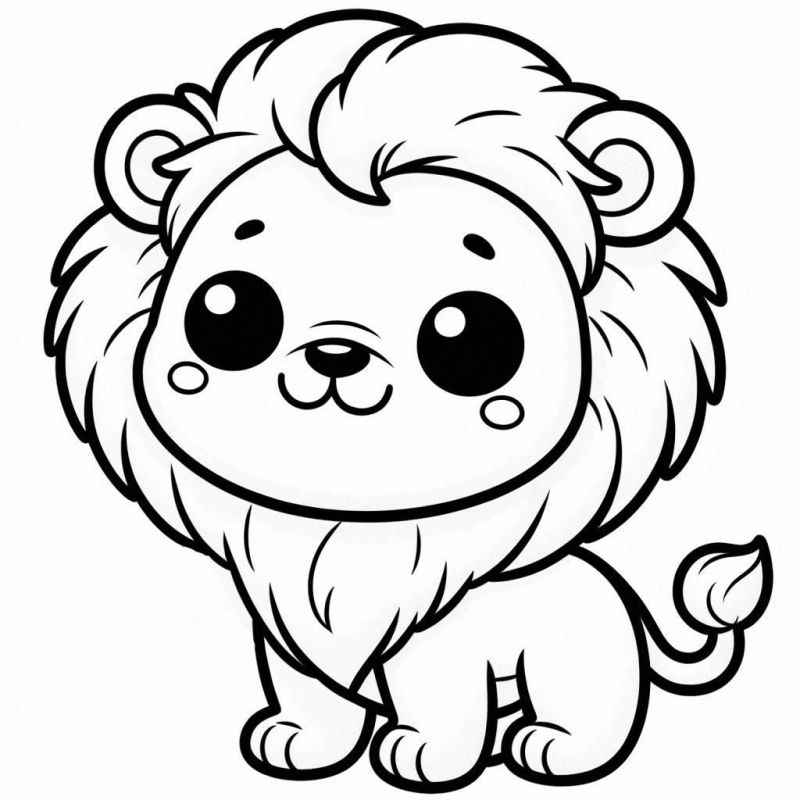 Löwe Ausmalbilder 757