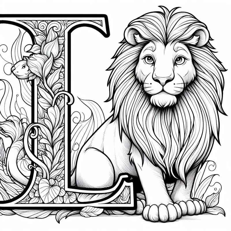 Löwe Ausmalbilder 763