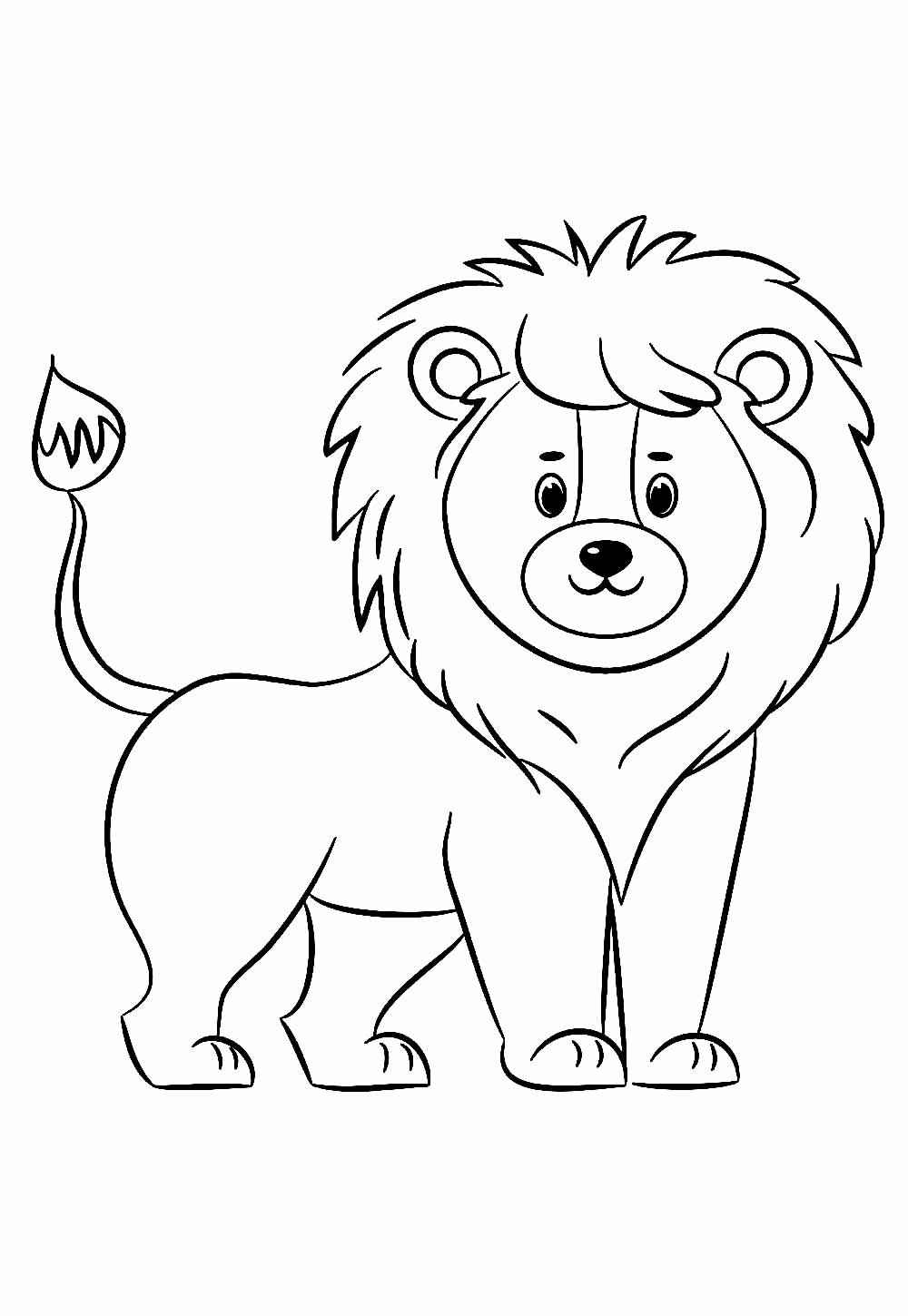 Löwe Ausmalbilder 847