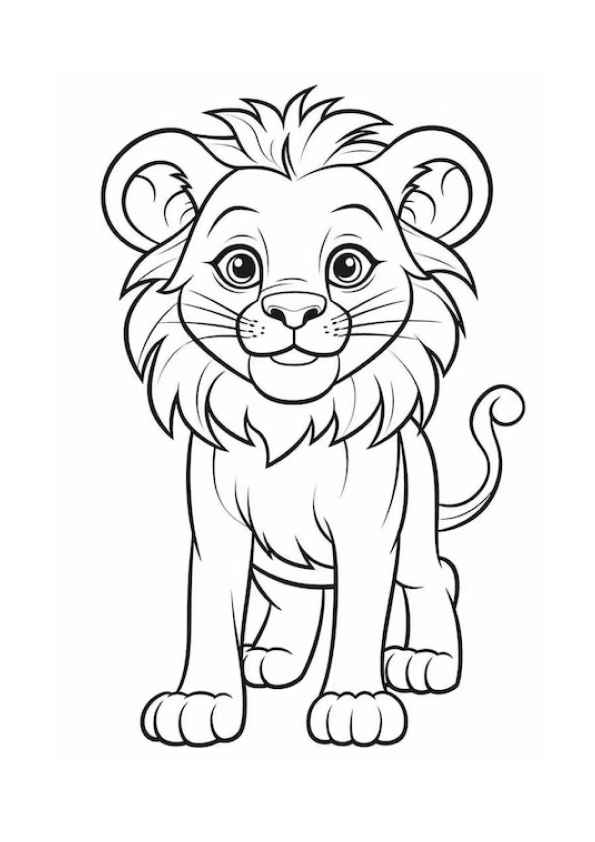 Löwe Ausmalbilder 920