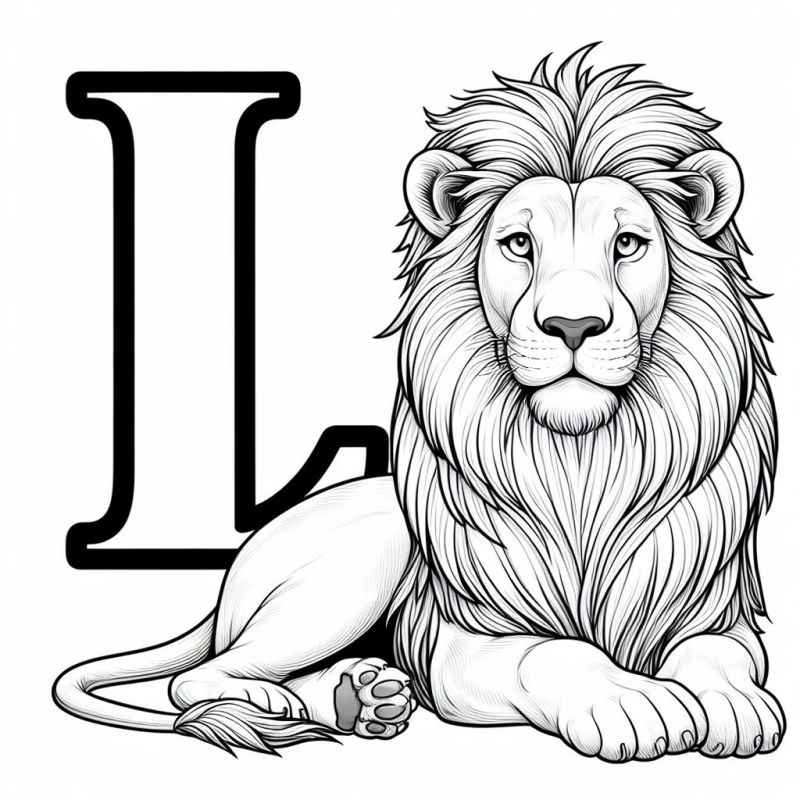 Löwe Ausmalbilder 957