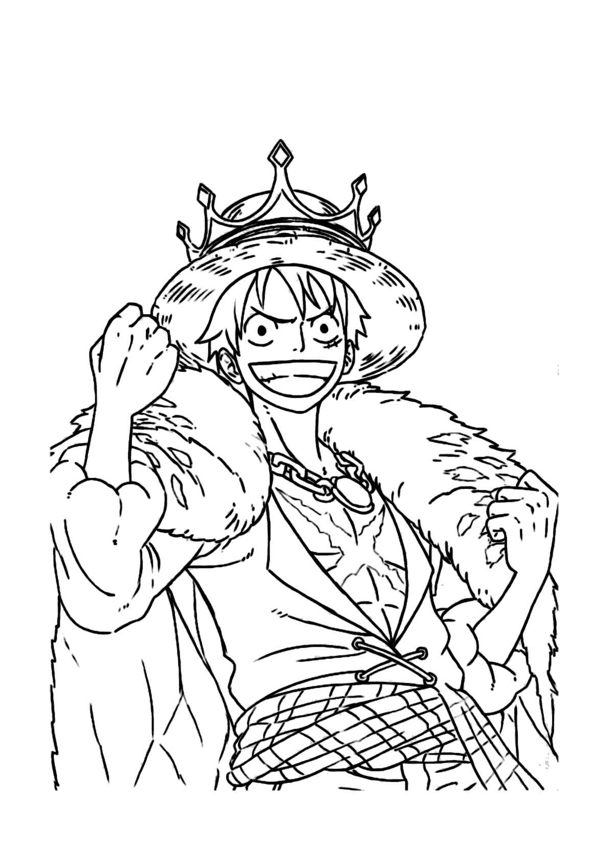 Luffy Ausmalbilder 000