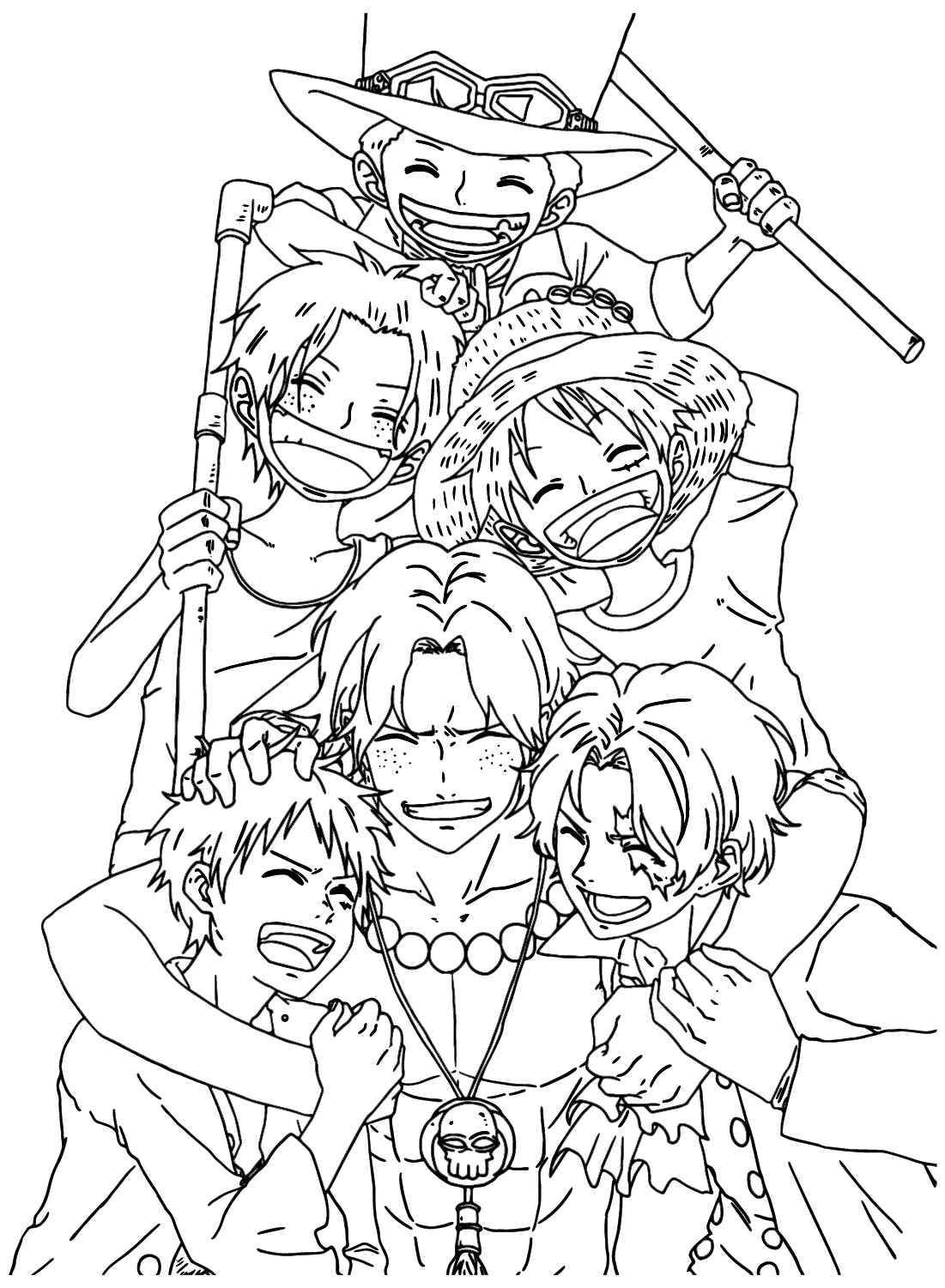 Luffy Ausmalbilder 278