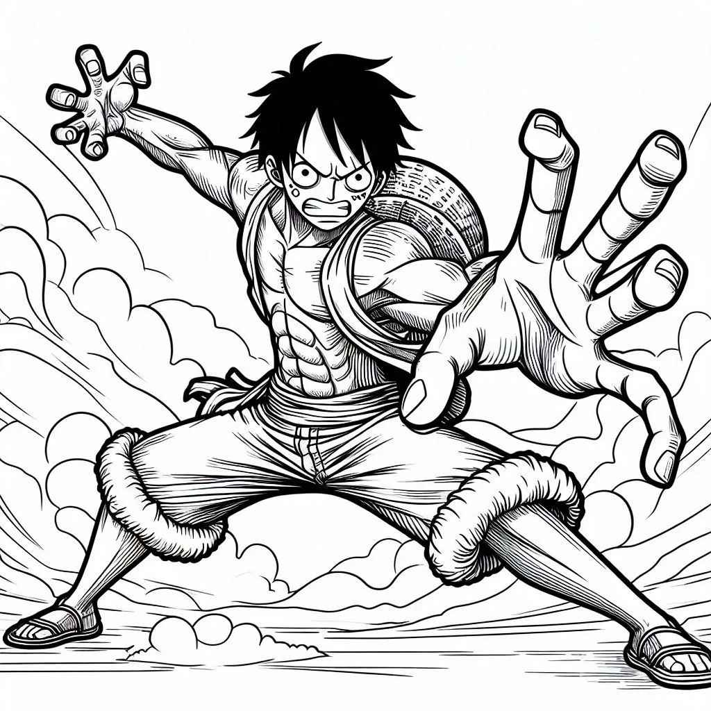 Luffy Ausmalbilder 404