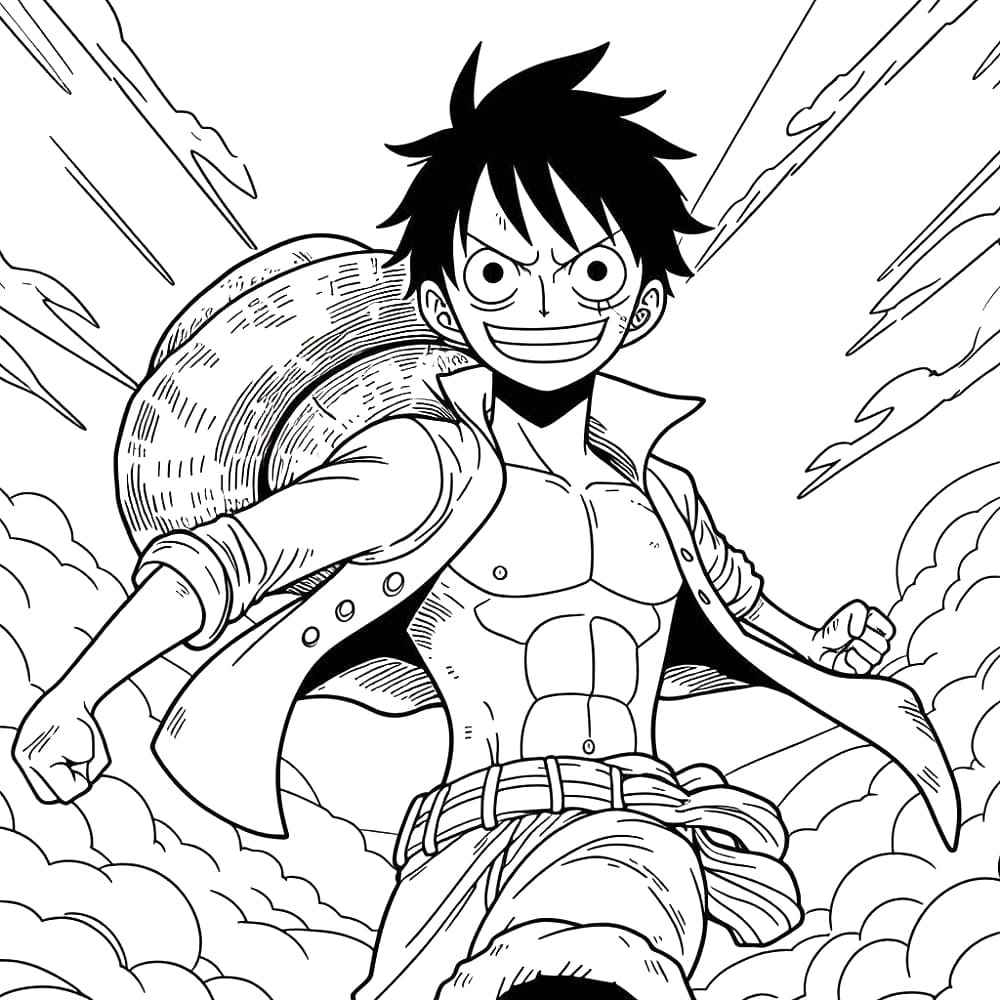 Luffy Ausmalbilder 408