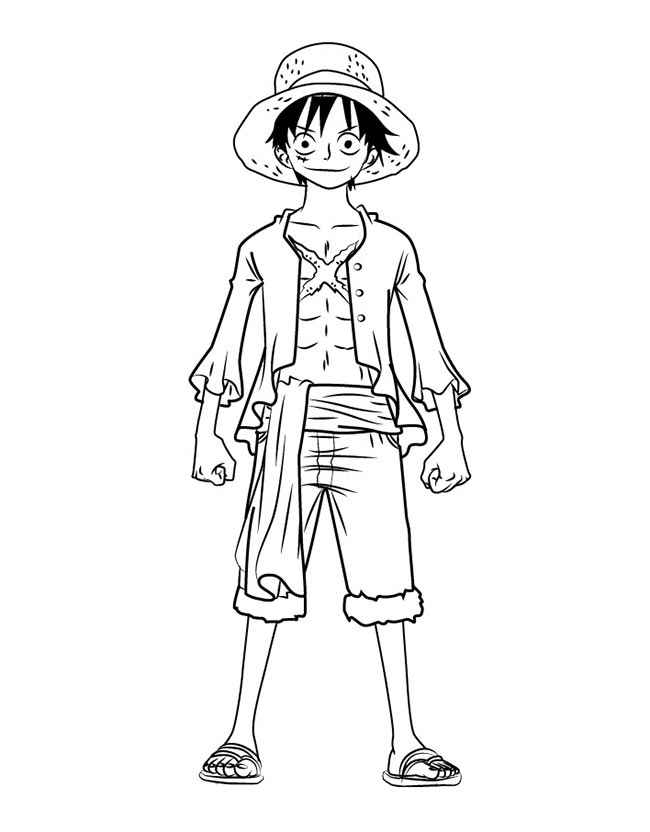 Luffy Ausmalbilder 866