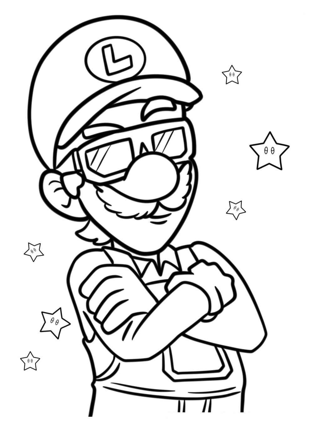 Luigi Ausmalbilder 118