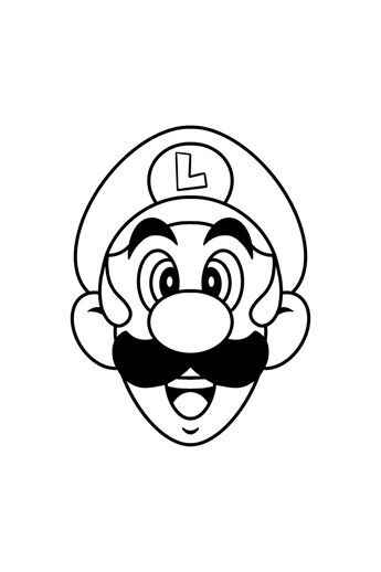 Luigi Ausmalbilder 239