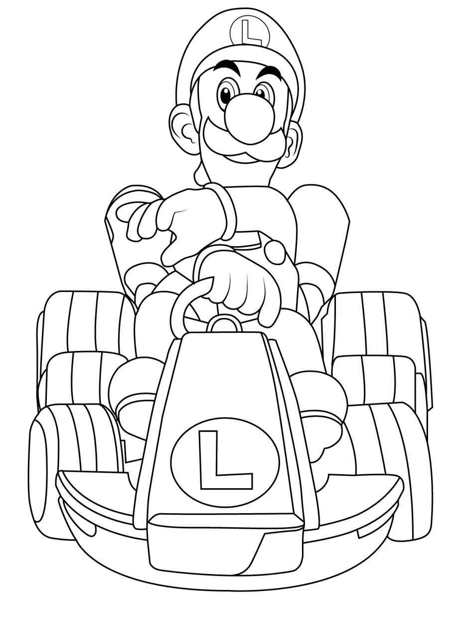 Luigi Ausmalbilder 663