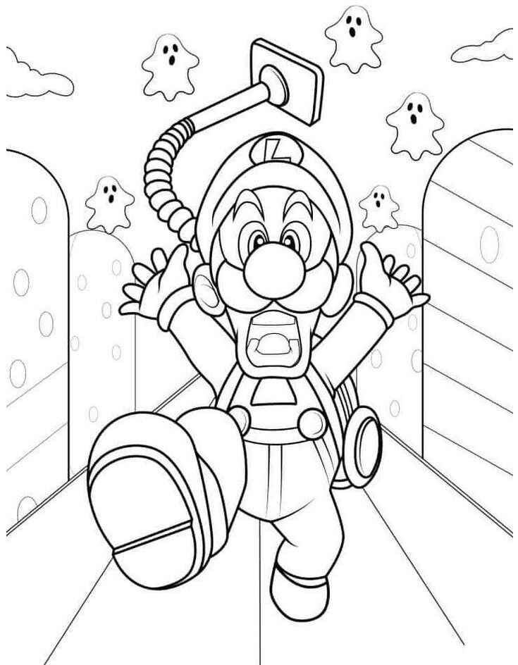 Luigi Ausmalbilder 738