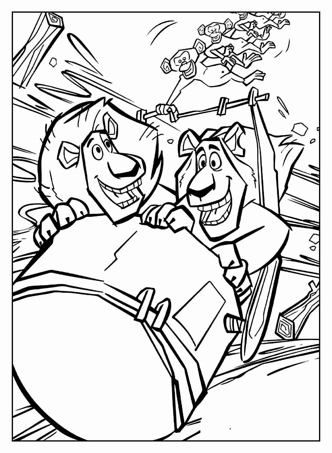 Madagaskar Ausmalbilder 131