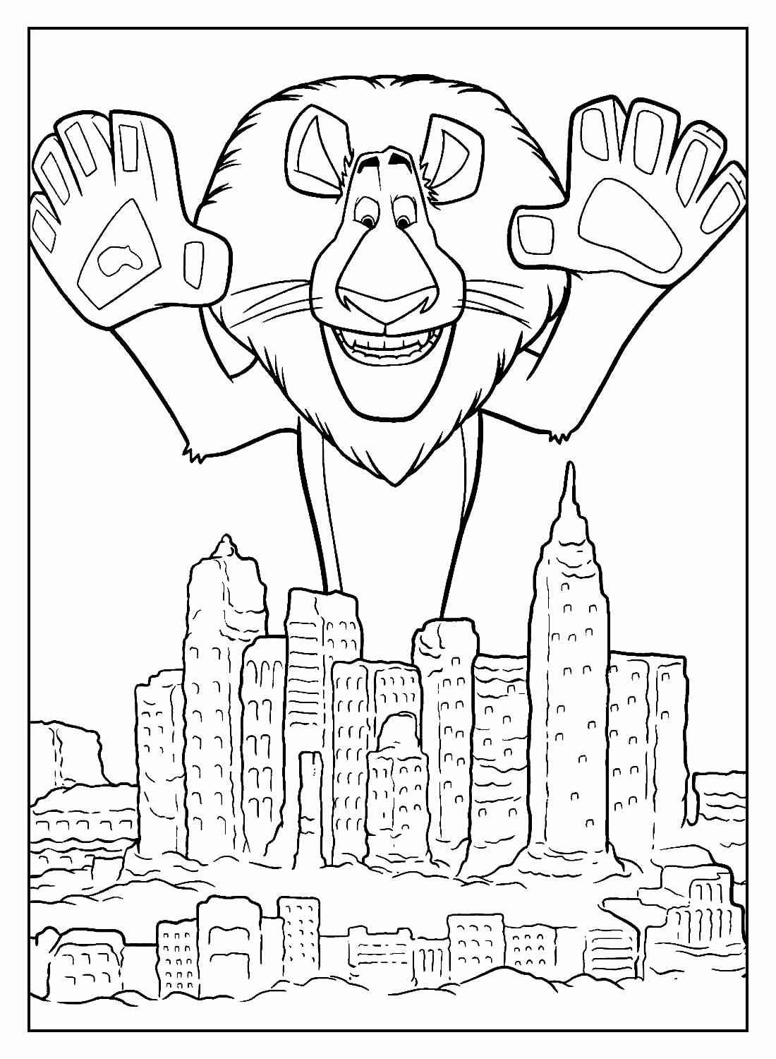 Madagaskar Ausmalbilder 474