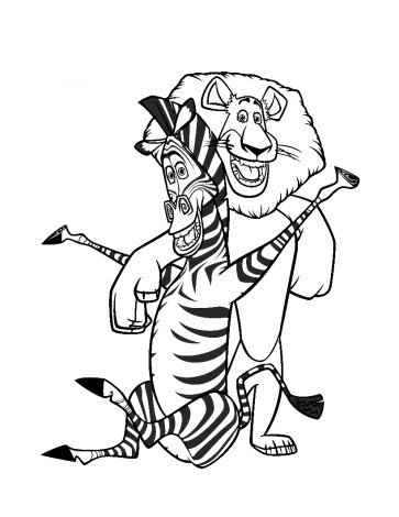 Madagaskar Ausmalbilder 536