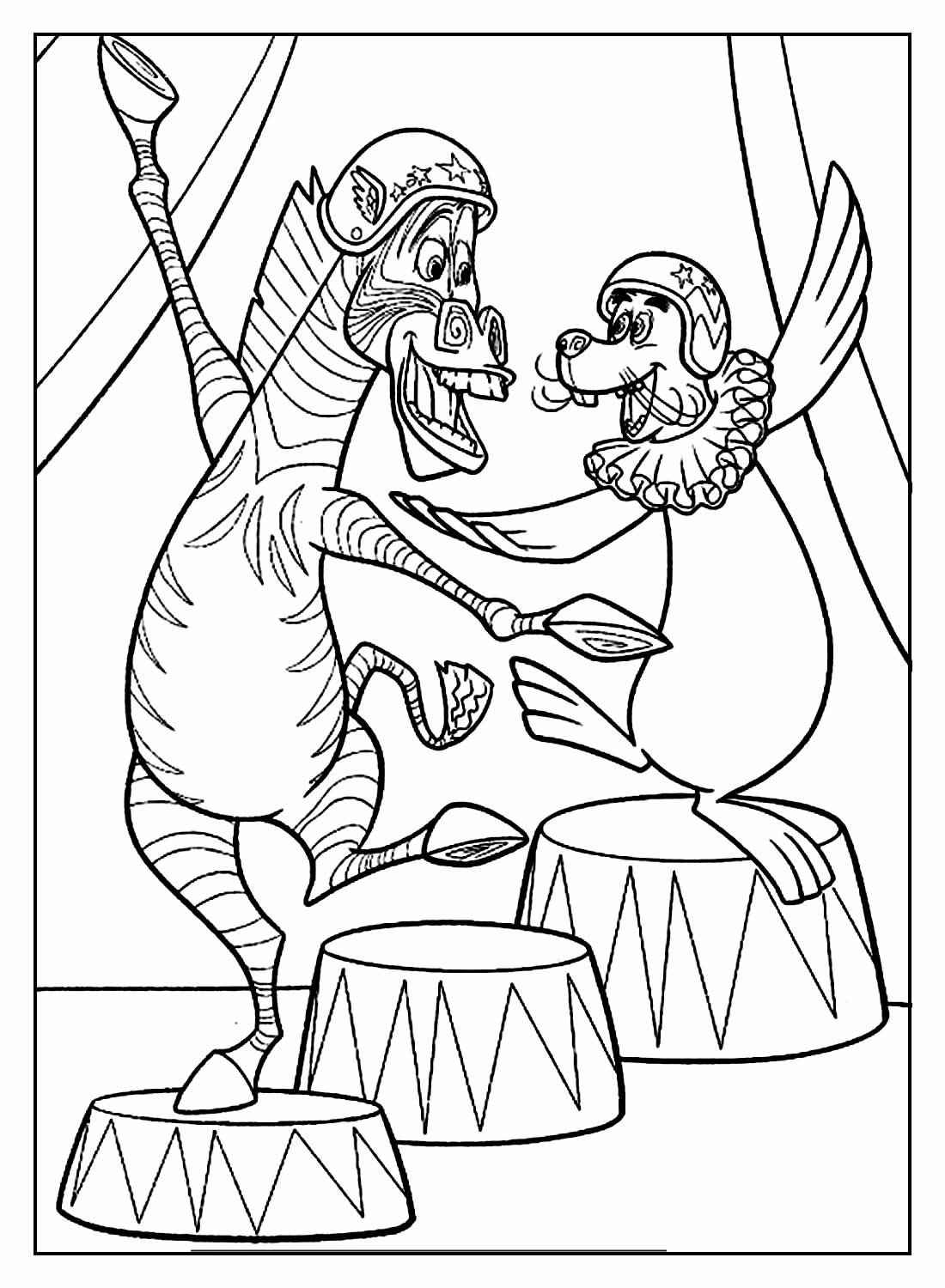 Madagaskar Ausmalbilder 695