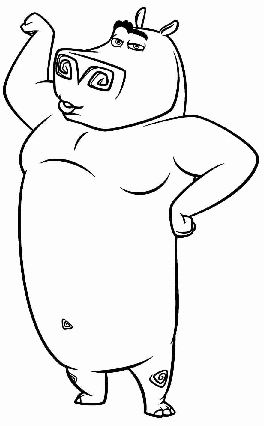 Madagaskar Ausmalbilder 821