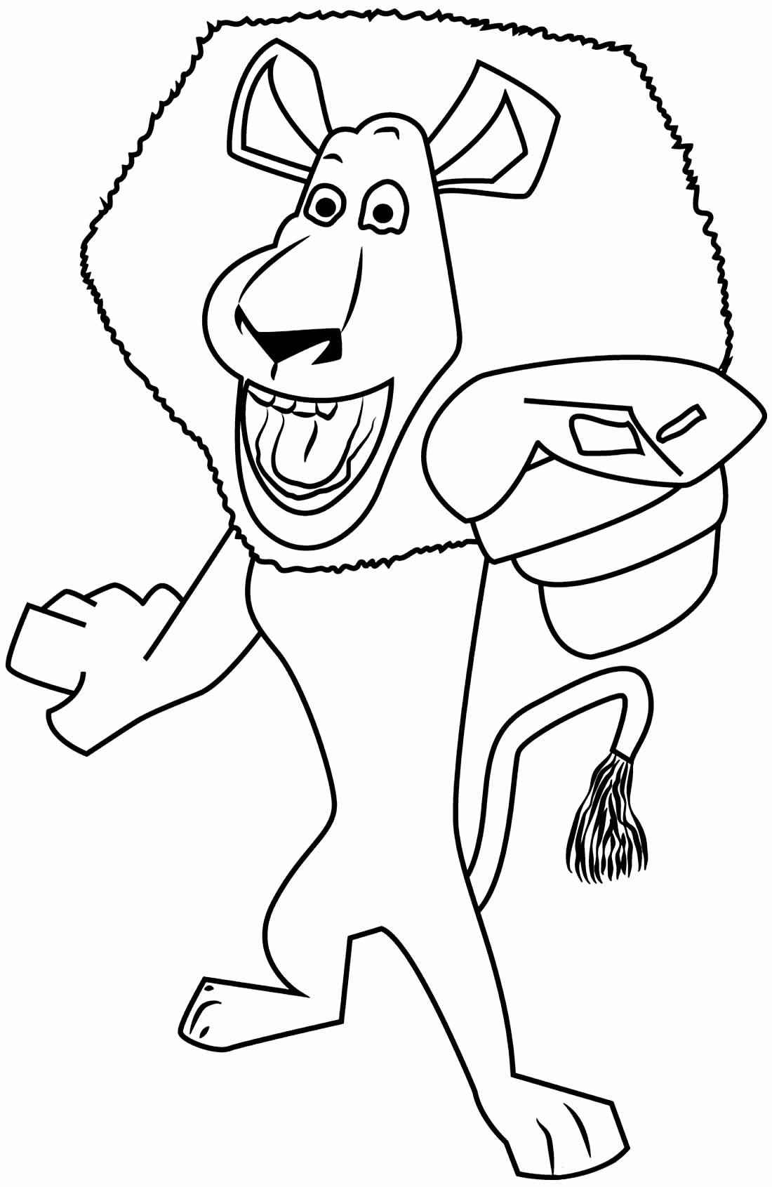 Madagaskar Ausmalbilder 900