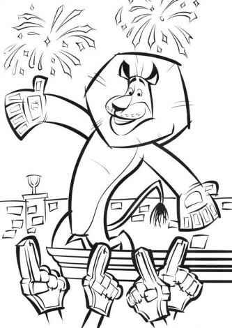 Madagaskar Ausmalbilder 902