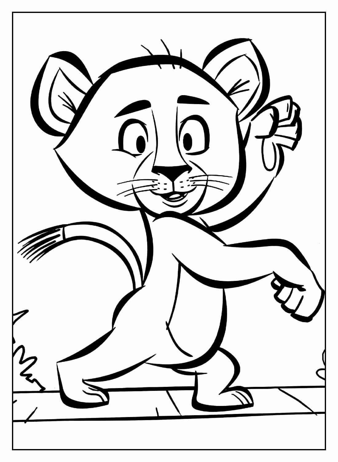 Madagaskar Ausmalbilder 985