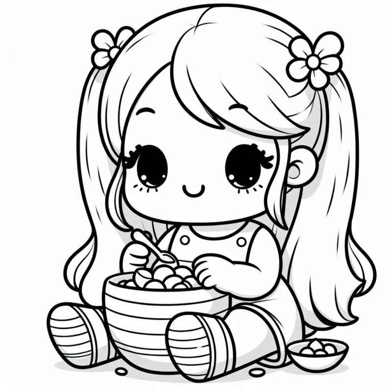 Mädchen Ausmalbilder 136