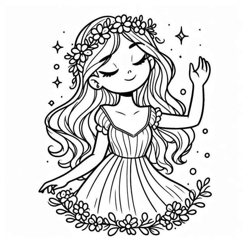 Mädchen Ausmalbilder 150