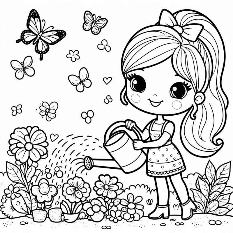 Mädchen Ausmalbilder 231