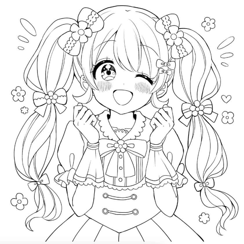 Mädchen Ausmalbilder 321