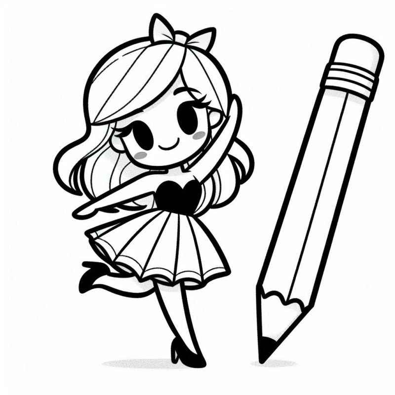 Mädchen Ausmalbilder 394