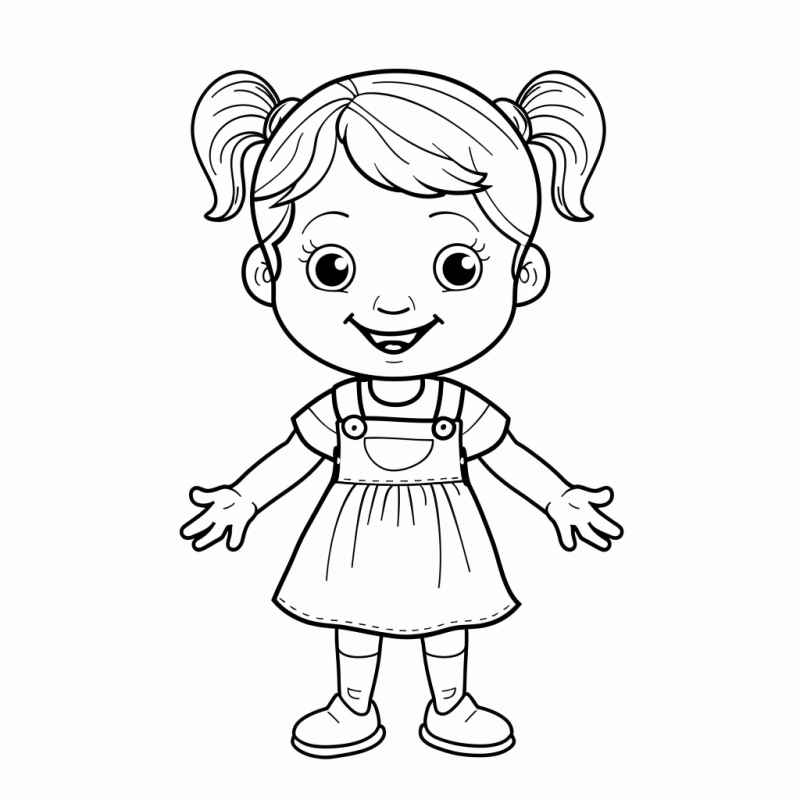 Mädchen Ausmalbilder 531