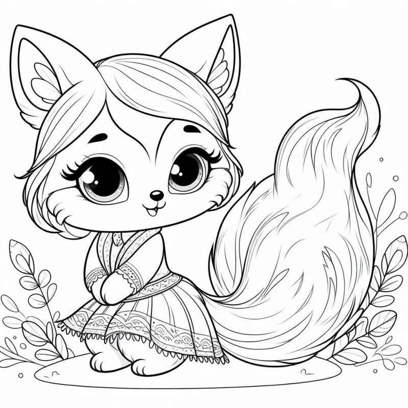 Mädchen Ausmalbilder 631