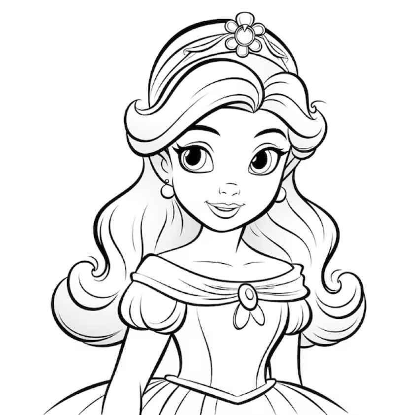 Mädchen Ausmalbilder 764